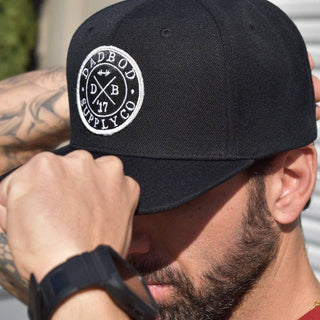 Black Classic Logo Patch Hat - Rise and Redemption