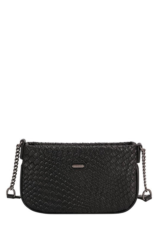 Black Croc Crossbody - Rise and Redemption