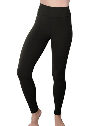 Black High Waist Yoga Leggings for Women - Full Length - Rise and Redemption