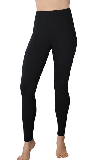 "Black Onyx" - Solid Pocket Yoga Leggings for Women - Rise and Redemption