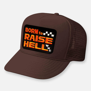 BORN TO RAISE HELL CURVED BILL PATCH HAT - Rise and Redemption