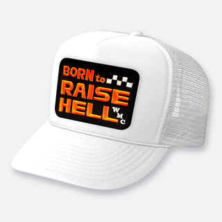 BORN TO RAISE HELL CURVED BILL PATCH HAT - Rise and Redemption