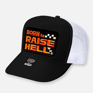 BORN TO RAISE HELL CURVED BILL PATCH HAT - Rise and Redemption