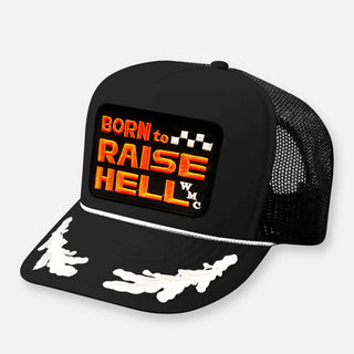 BORN TO RAISE HELL CURVED BILL PATCH HAT - Rise and Redemption