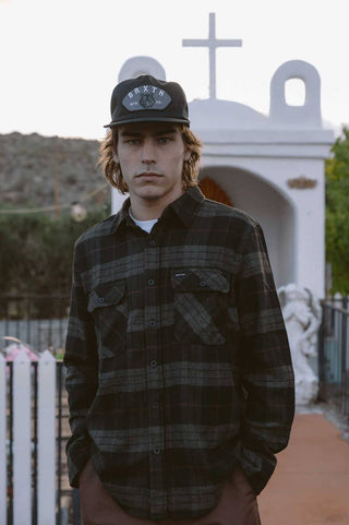 Bowery Flannel - Black/Charcoal - Rise and Redemption