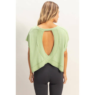 Boxy Crew Neck Top - Rise and Redemption
