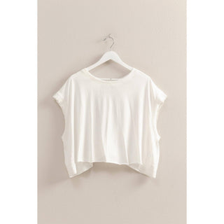 Boxy Crew Neck Top - Rise and Redemption