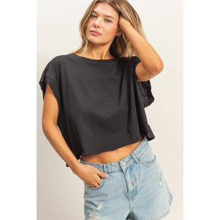 Boxy Crew Neck Top - Rise and Redemption