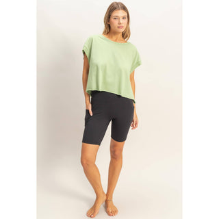 Boxy Crew Neck Top - Rise and Redemption