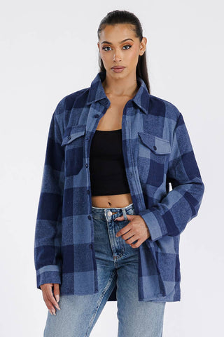 Boyfriend Oversized Soft Flannel Shacket - Rise and Redemption