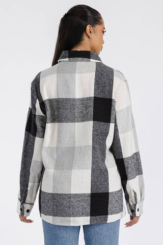 Boyfriend Oversized Soft Flannel Shacket - Rise and Redemption