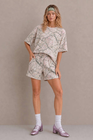BRANCH PRINT TEE & SHORTS SET - Rise and Redemption
