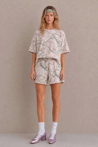 BRANCH PRINT TEE & SHORTS SET - Rise and Redemption