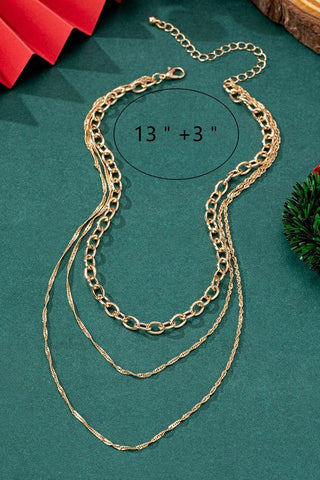 Brass 3 piece Bentley Necklace - Rise and Redemption