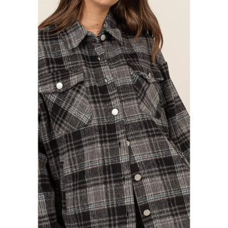 Brixton Flannel Shacket With Pockets - Rise and Redemption