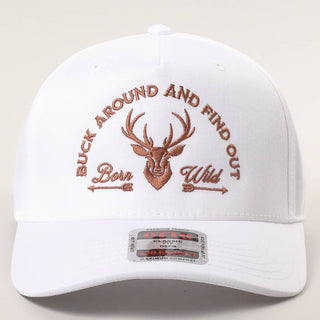 Buck Around And Find Out Embroidered Trucker Hat - Rise and Redemption