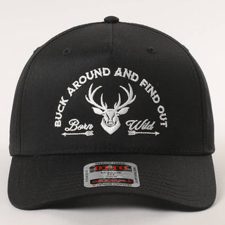 Buck Around And Find Out Embroidered Trucker Hat - Rise and Redemption