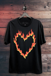 Burnin Love jersey Tee - Rise and Redemption