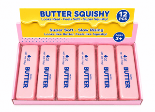 Butter Squishy Toy – Pink Edition (5.5”) - Rise and Redemption