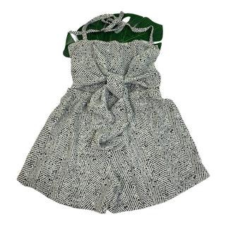 B&W Back Tie Romper - Rise and Redemption