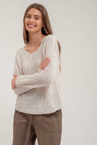 Back Buttoned Pullover