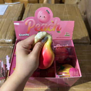 Crackling Crunchy Gradient Peach Squishy