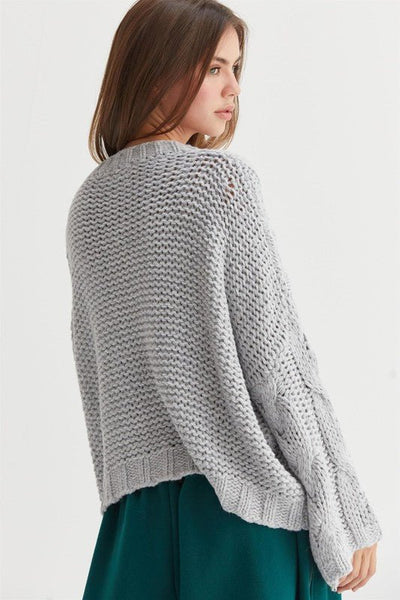 Cable Knit Carli Sweater - Rise and Redemption