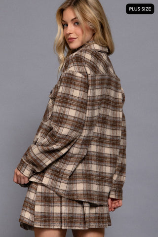 Callie Wool Blend Shacket - Rise and Redemption