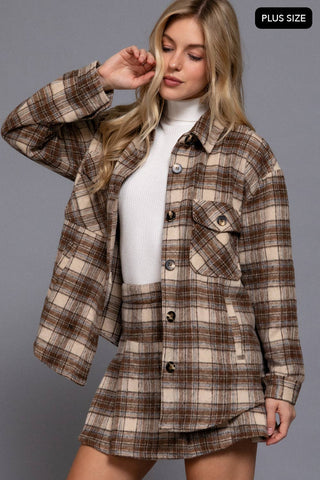 Callie Wool Blend Shacket - Rise and Redemption