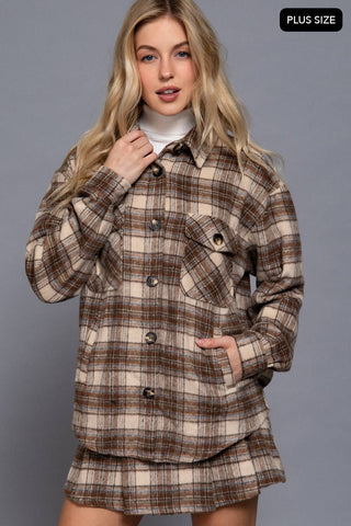 Callie Wool Blend Shacket - Rise and Redemption