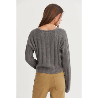 Candice Cropped Sweater Top - Rise and Redemption