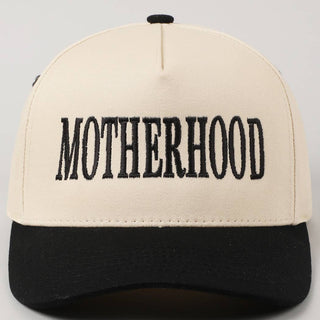 MOTHERHOOD Embroidered Two-Tone Trucker Hat