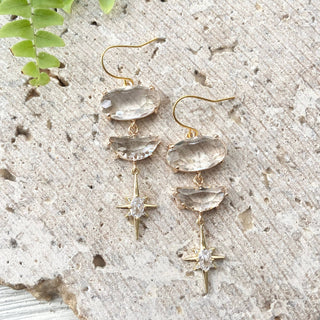 Celestial star earrings boutique statement salon spa jewelry - Rise and Redemption