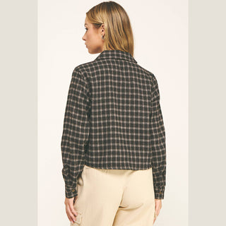 Celia Front Knot Flannel - Rise and Redemption