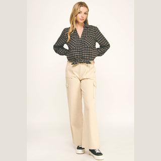 Celia Front Knot Flannel - Rise and Redemption