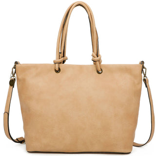 Charlene Classic Vegan Leather minimalist Western Tote Bag - Rise and Redemption