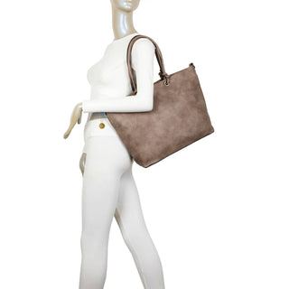 Charlene Classic Vegan Leather minimalist Western Tote Bag - Rise and Redemption