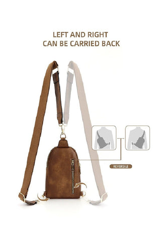 Checkered cross body sling bag - Rise and Redemption
