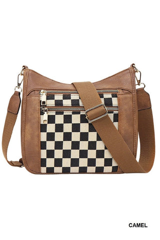 Checkered Messenger Bag - Rise and Redemption