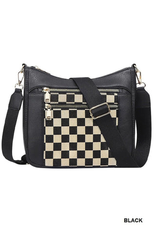 Checkered Messenger Bag - Rise and Redemption