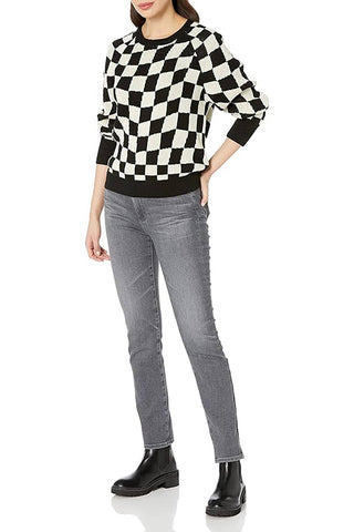 Checkered Pullover Sweater - Rise and Redemption