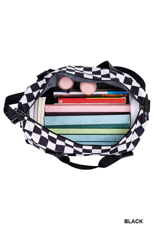 Checkered Weekender Bag - Rise and Redemption