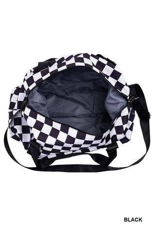 Checkered Weekender Bag - Rise and Redemption