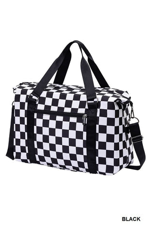 Checkered Weekender Bag - Rise and Redemption