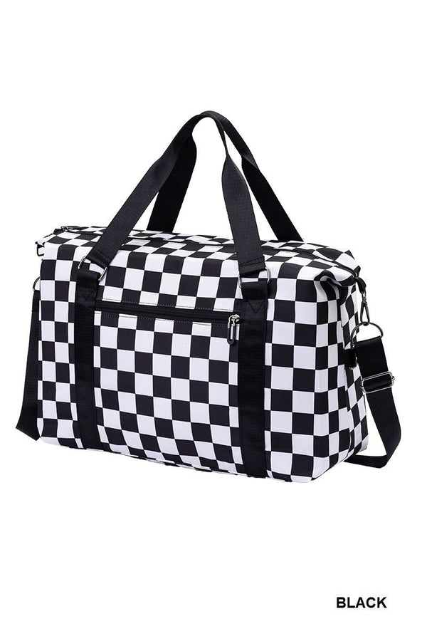 Checkered Weekender Bag - Rise and Redemption
