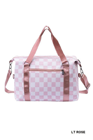 Checkered Weekender Bag - Rise and Redemption