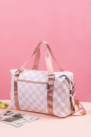 Checkered Weekender Bag - Rise and Redemption