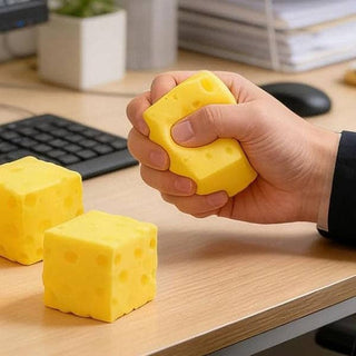 Cheese Cube Slow-Rise Squishies® 2.36" Fidget Toy - Rise and Redemption