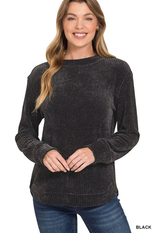 Chenille Soft Layering Sweater - Rise and Redemption