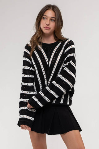 Chevron Pullover Sweater - Rise and Redemption